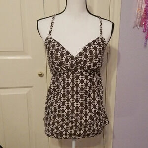 NWOT Liz Lange Maternity Swim Tankini Top S